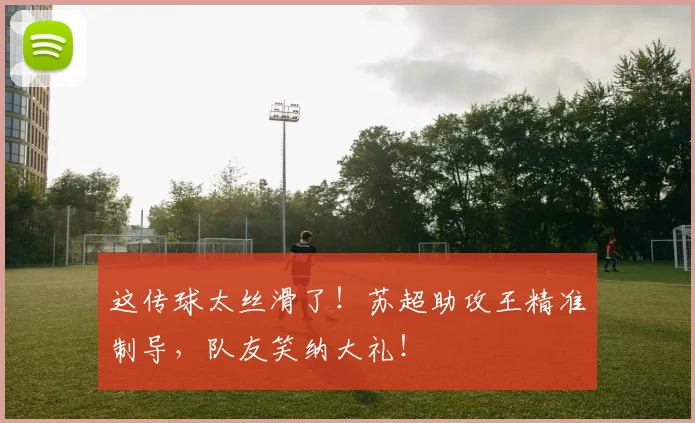 这传球太丝滑了!苏超助攻王精准制导,队友笑纳大礼!